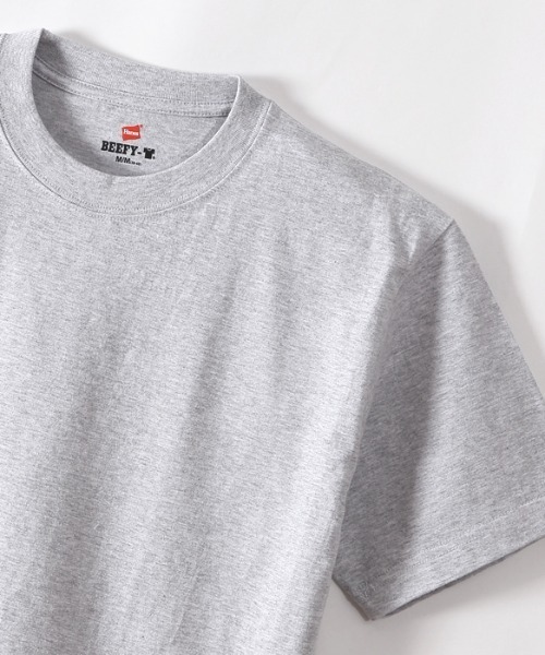 

Футболка Hanes Beefy H5180, хлопок, плотный крой, серый