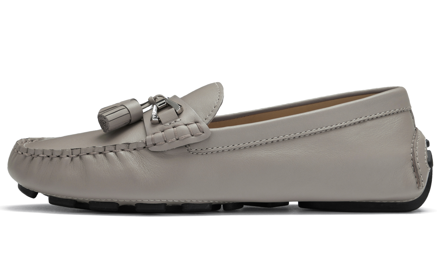 Лоферы женские серые Clarks, Khaki 261781434