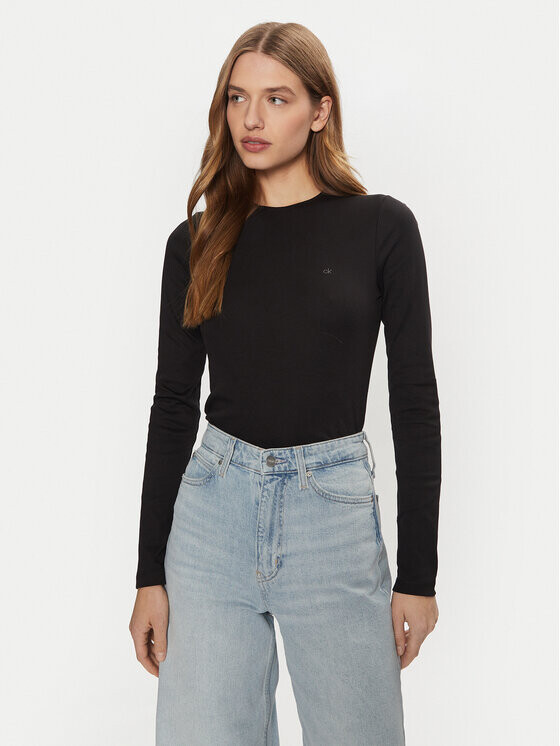 

Узкая блузка Calvin Klein, черный