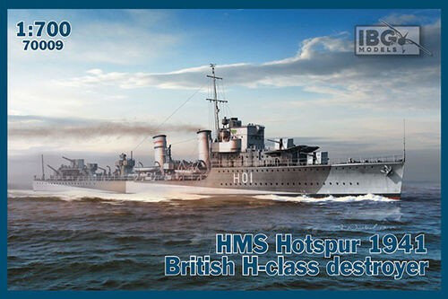 

Пластиковая модель корабля Hms Hotspur британского эсминца H-класса 1941 года (Gxp-849309) IBG Models