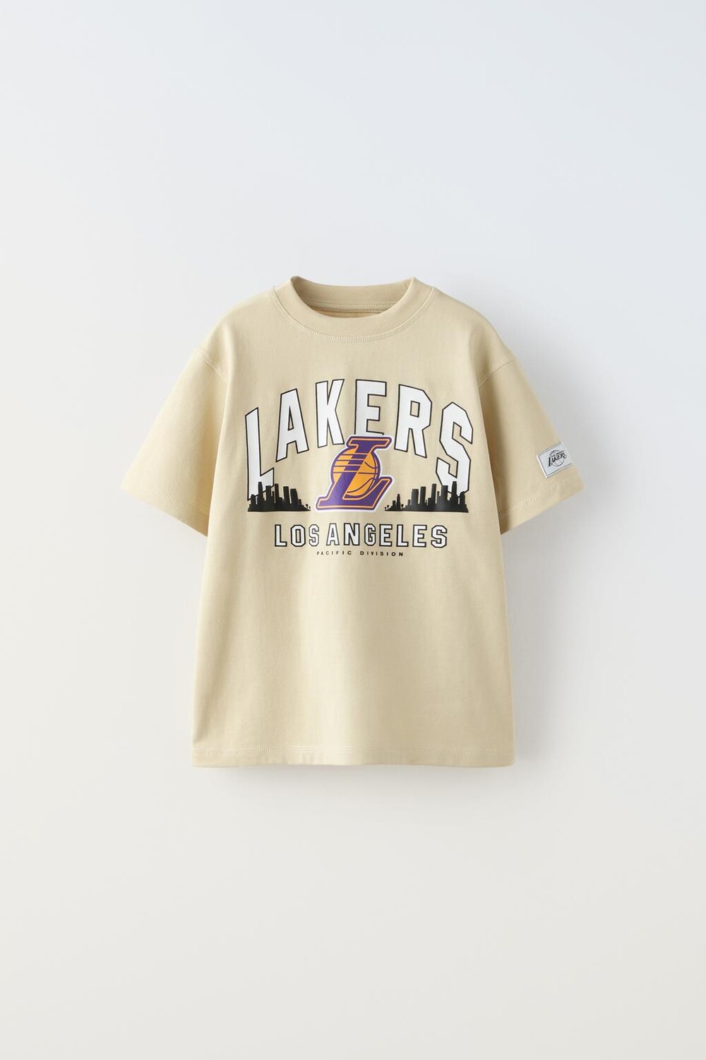 

Футболка lakers nba ZARA, светло-бежевый