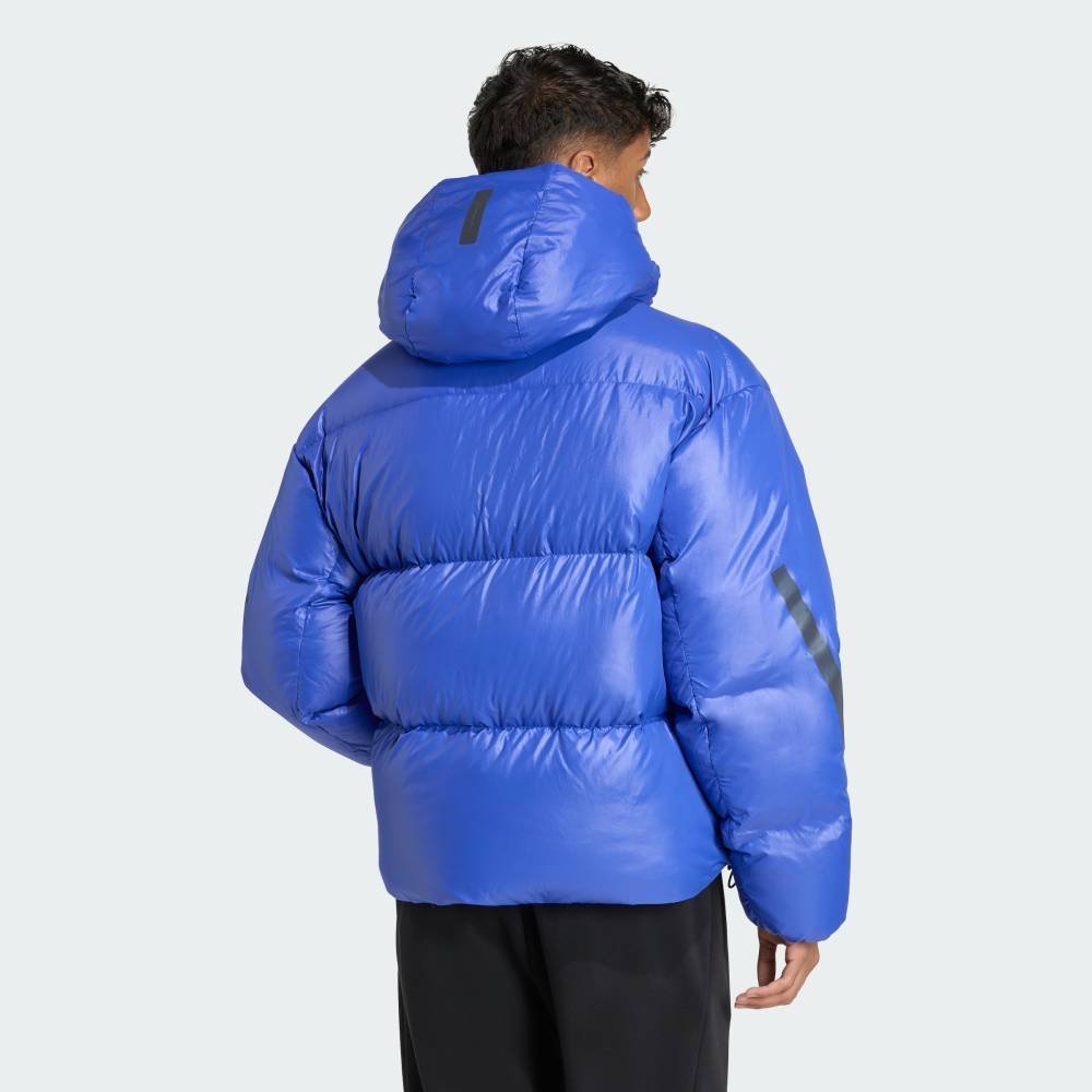 Пуховая куртка ZNE Puffer Climawarm Adidas, blue — фото 2