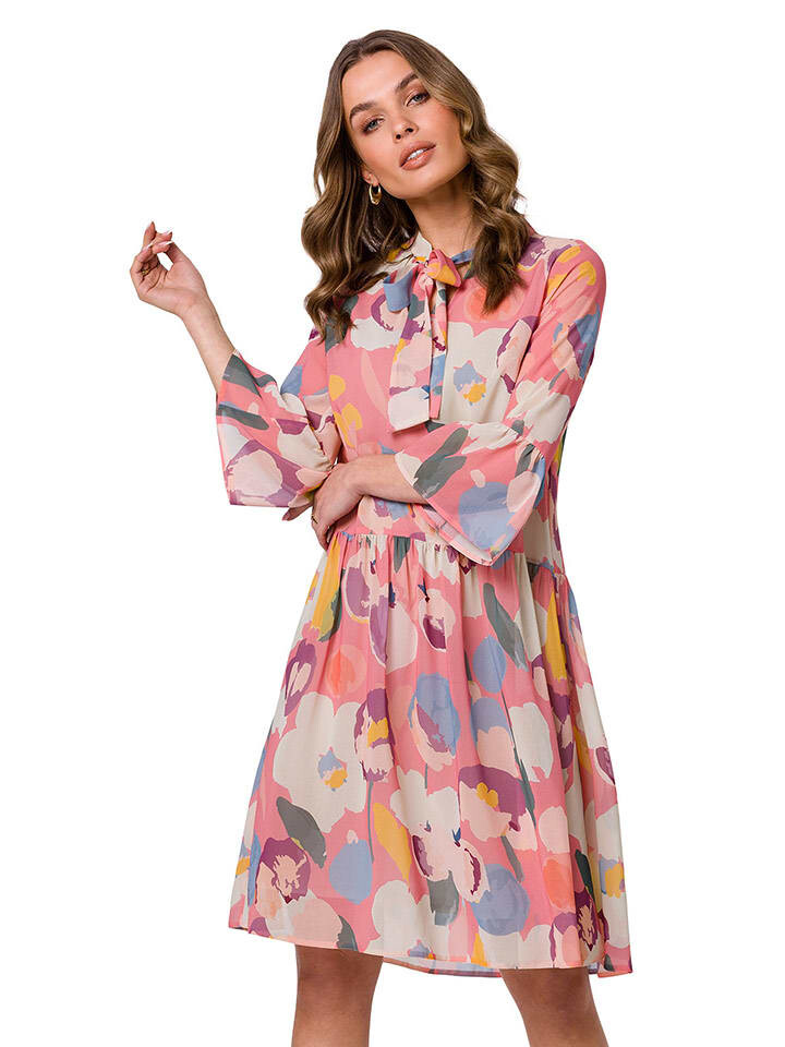 

Длинное платье Stylove, розовый
