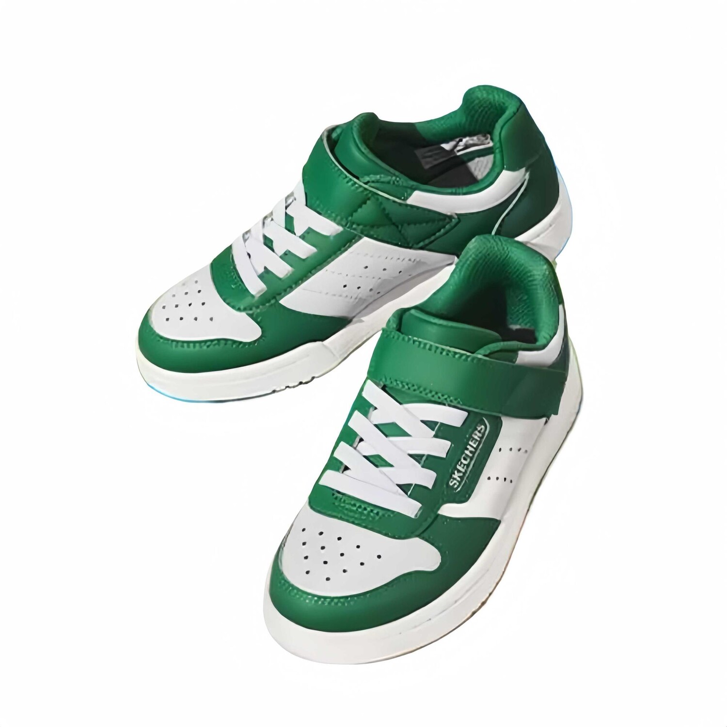 Детские кроссовки для скейтбординга Kids Low-top Green Skechers, зеленый — фото 3