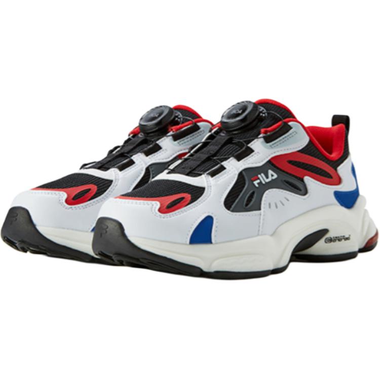FILA KIDS Повседневные детские туфли FILA White Kids низкие противоскользящие износостойкие черные — фото 3