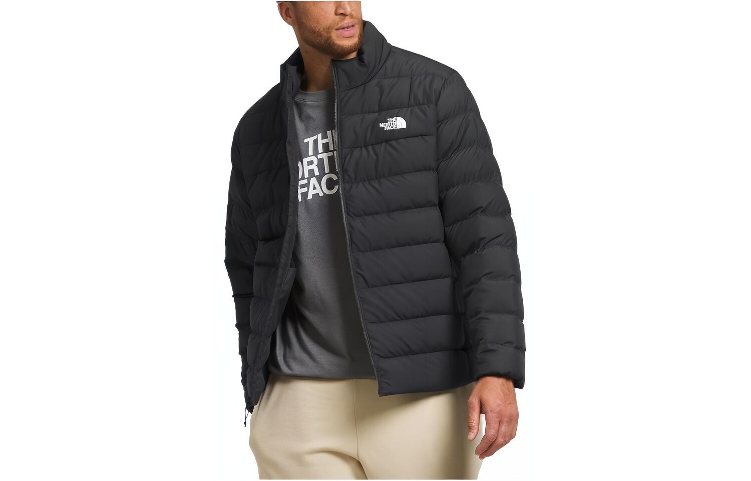 

Пуховик мужской черный The North Face, черный