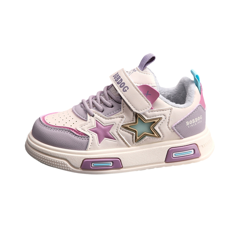 

Износостойкие дышащие водонепроницаемые нескользящие противоударные детские скейтборд-кроссовки BOBDOG, YCW029-Low-Top Lotus Root Powders[Thin Cotton Thermal]