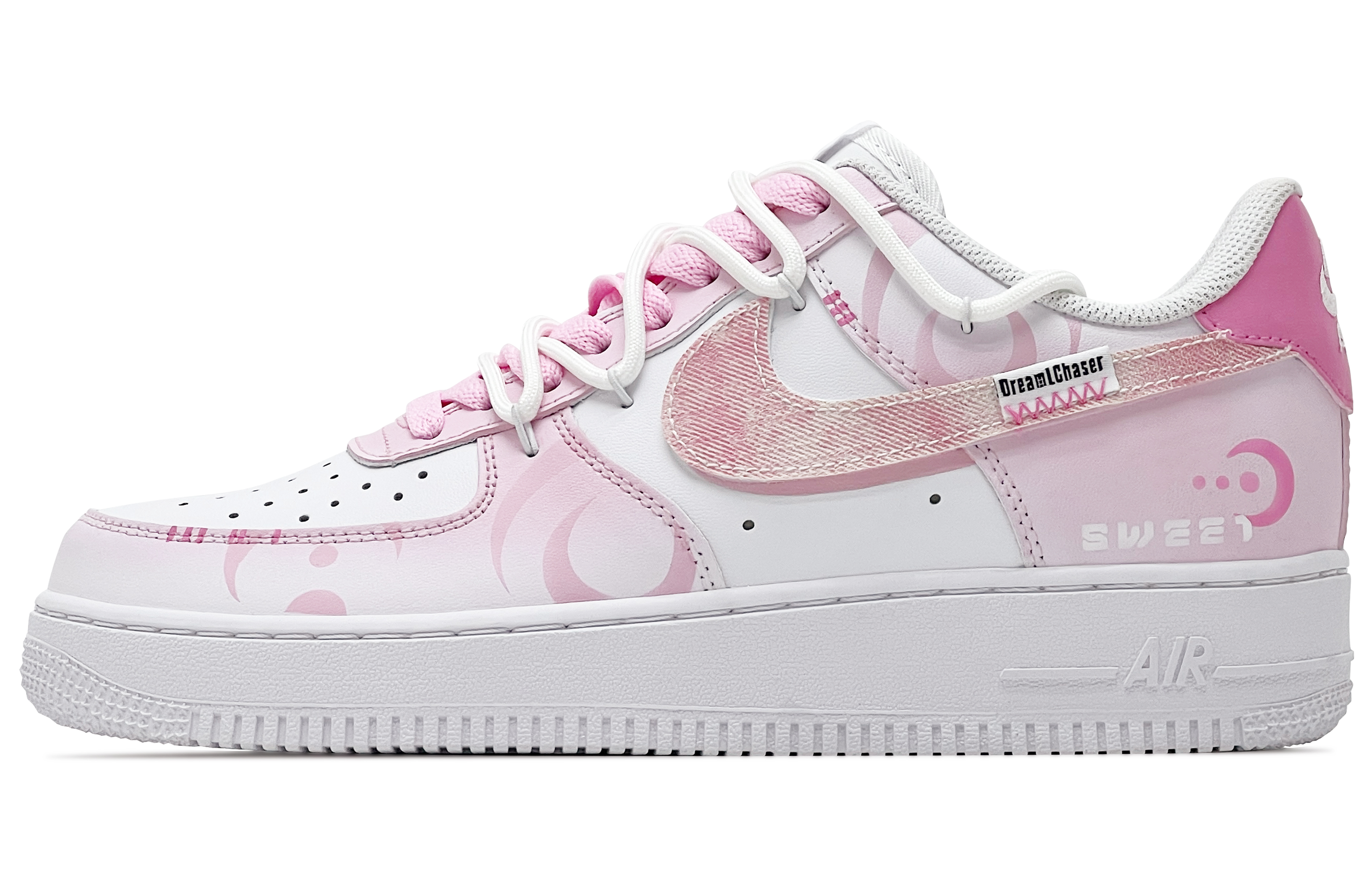 

Мужские кроссовки Air Force 1 с низким верхом, устойчивые к истиранию Nike, Pink White