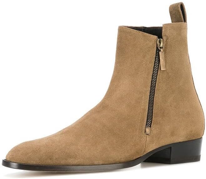 

Мужские ботинки Chelsea Santimon - ручная работа, из натуральной кожи или замши, Tan