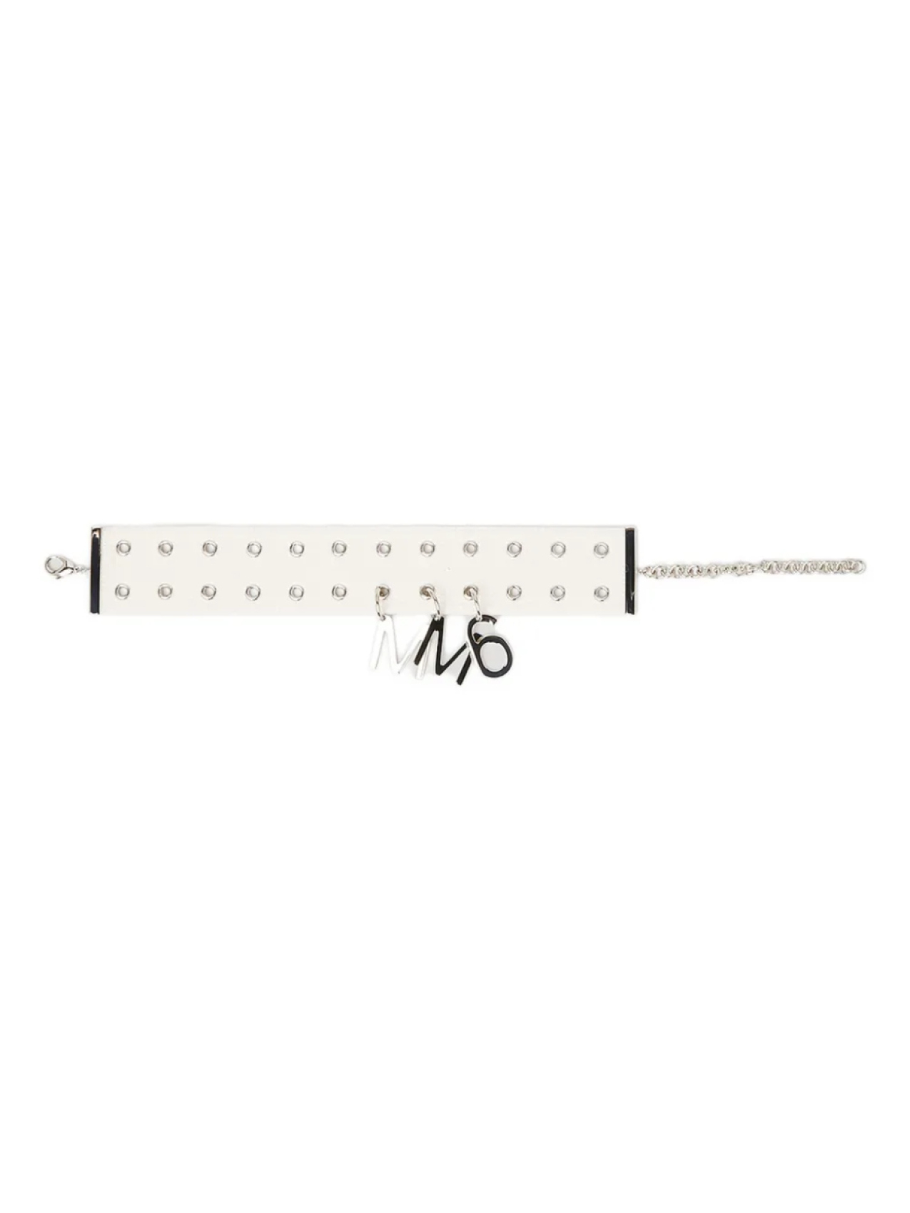 

Ожерелье с логотипом MM6 Maison Margiela, белый