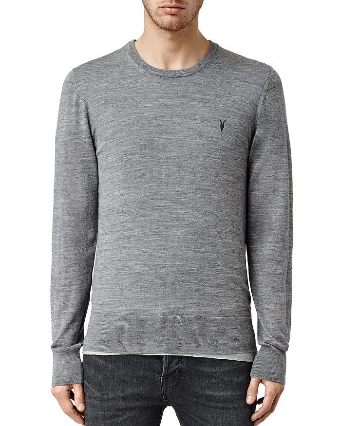 

Свитер ALLSAINTS Mode из шерсти мериноса, серый