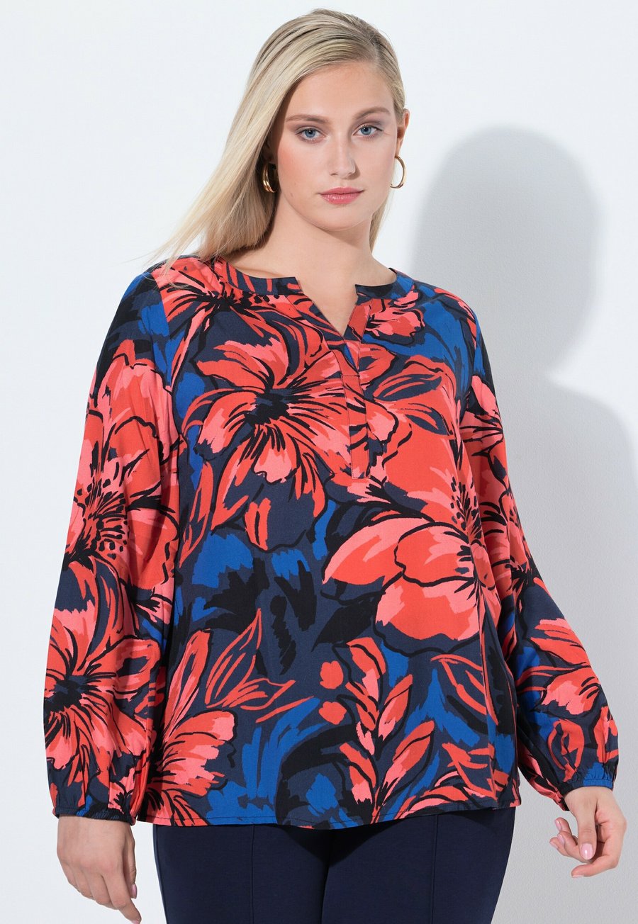 

Блуза Ulla Popken Blouse, Marine/Dark Blue