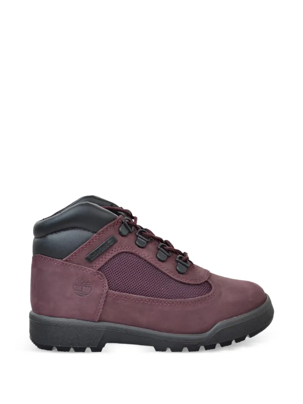 Полевые ботинки бордового цвета Timberland Kids