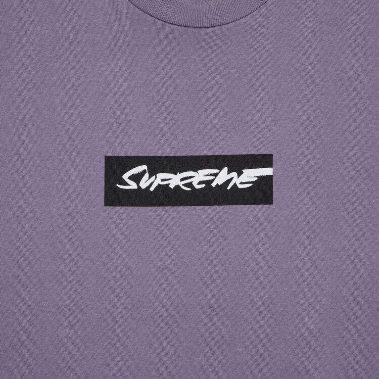 Футболка Supreme Futura Box Logo 'Dusty Purple', фиолетовый — фото 3