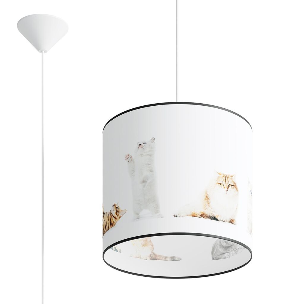 

Подвесной светильник KITTY 30 1xE27 15Вт ПВХ 95x30x30см Sollux Lighting, мультиколор