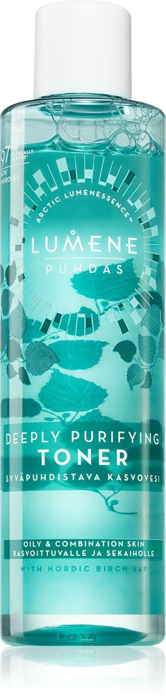 

Глубоко очищающий [puhdas] тоник, регулирующий выработку кожного сала и сужающий поры Lumene, 200 мл