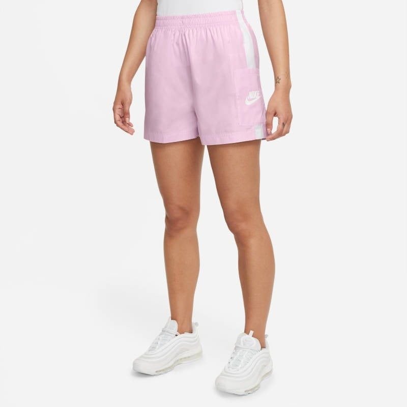Nike Женские спортивные шорты фиолетовые — фото 4