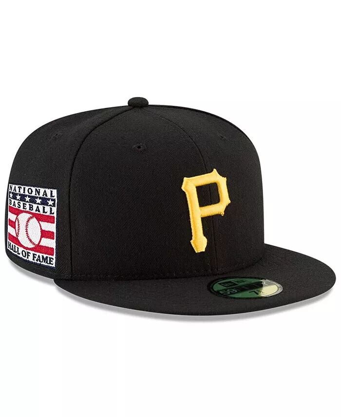 

Мужская черная приталенная кепка Pittsburgh Pirates National Baseball Hall of Fame 59FIFTY New Era, черный