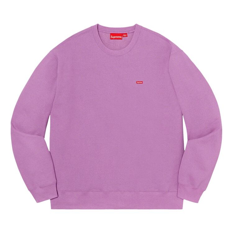 

Толстовка Supreme Small Box Crewneck Violet, фиолетовый
