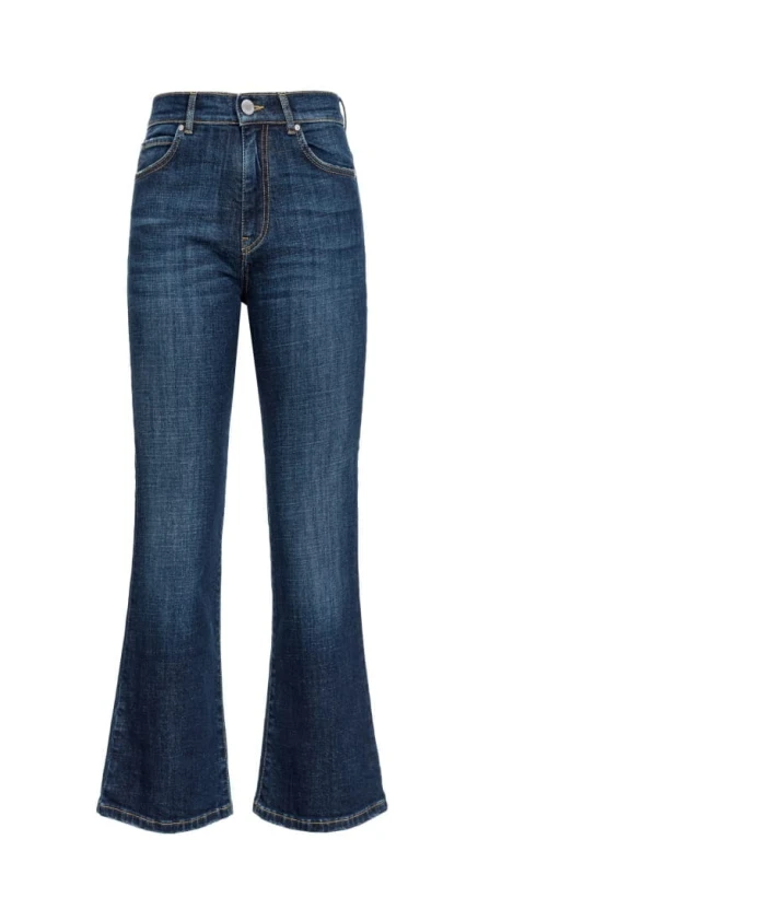 

Джинсы Bootcut из эластичного денима Pinko, синий