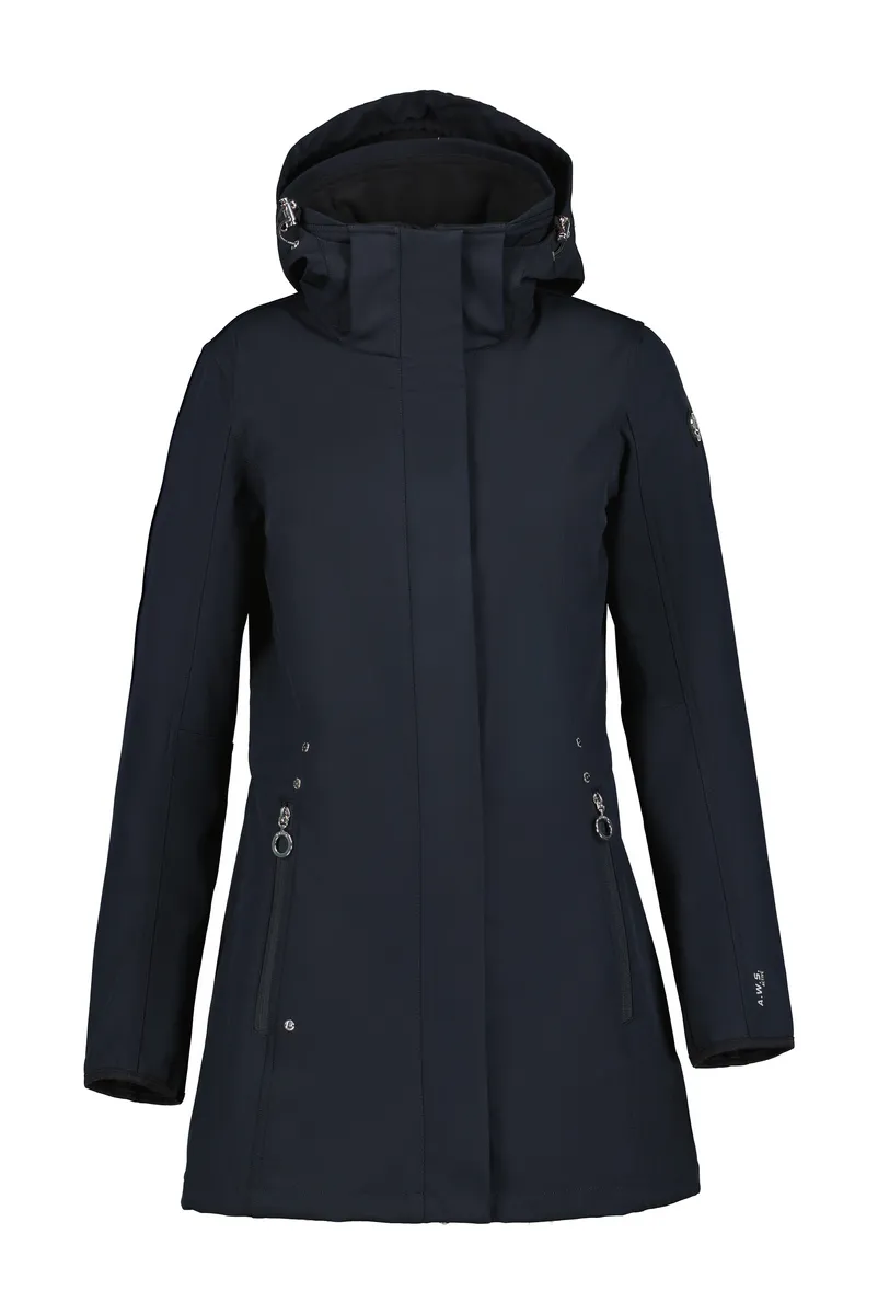 

Куртка Luhta Softshell, с капюшоном, синий
