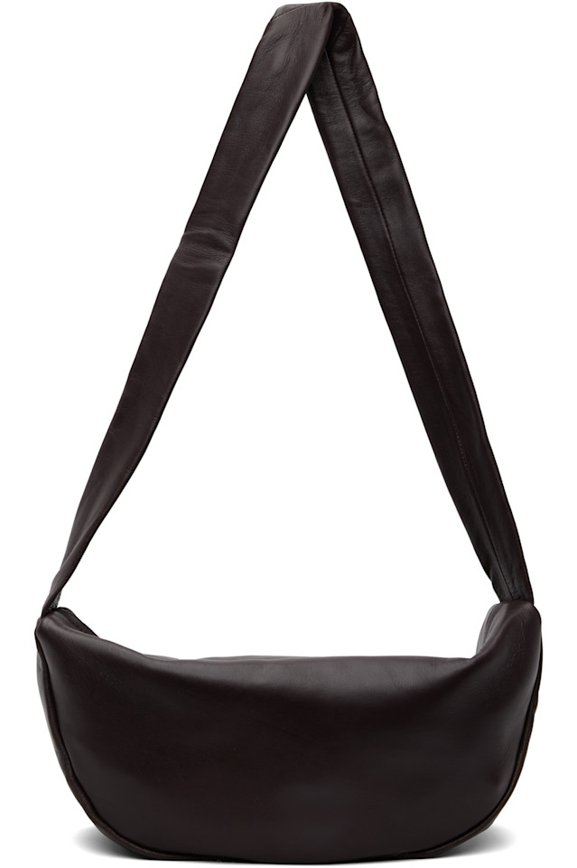 

Мягкий полумесяц Soft crescent bag St. Agni, цвет port