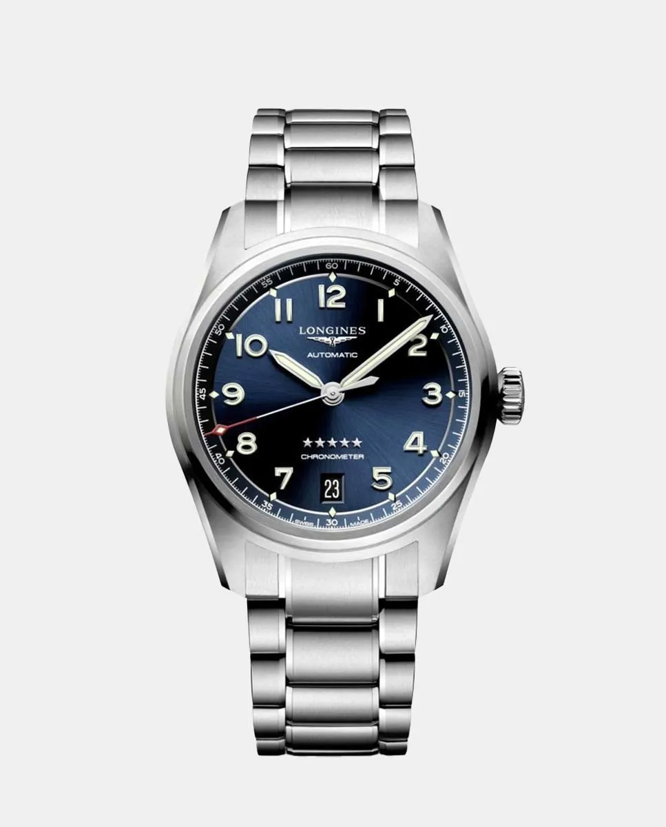 

Longines Spirit L34104936 Автоматические стальные мужские часы, серебряный