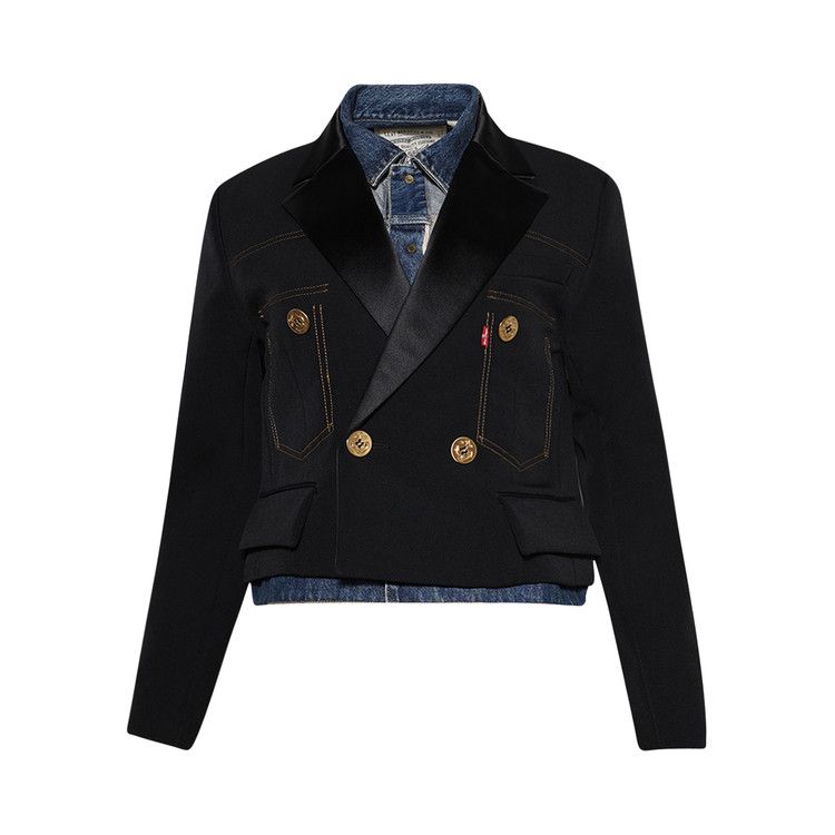

Куртка Sacai Levis Denim x Matelasse Twill Jacket, Black