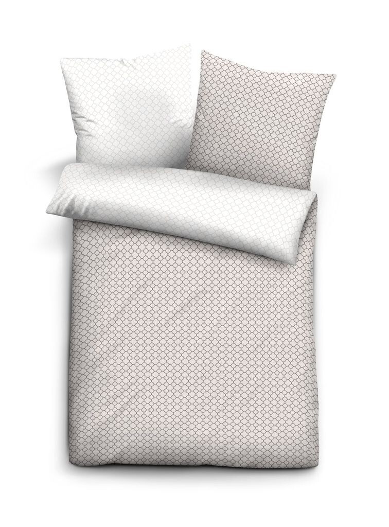 

Biberna Mako сатиновое постельное белье "GRAPHIC - MIX & MATCH" TAUPE 40x80 см