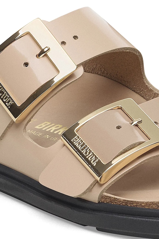 Кожаные сандалии Arizona Droplet Buckle Birkenstock, бежевый — фото 3