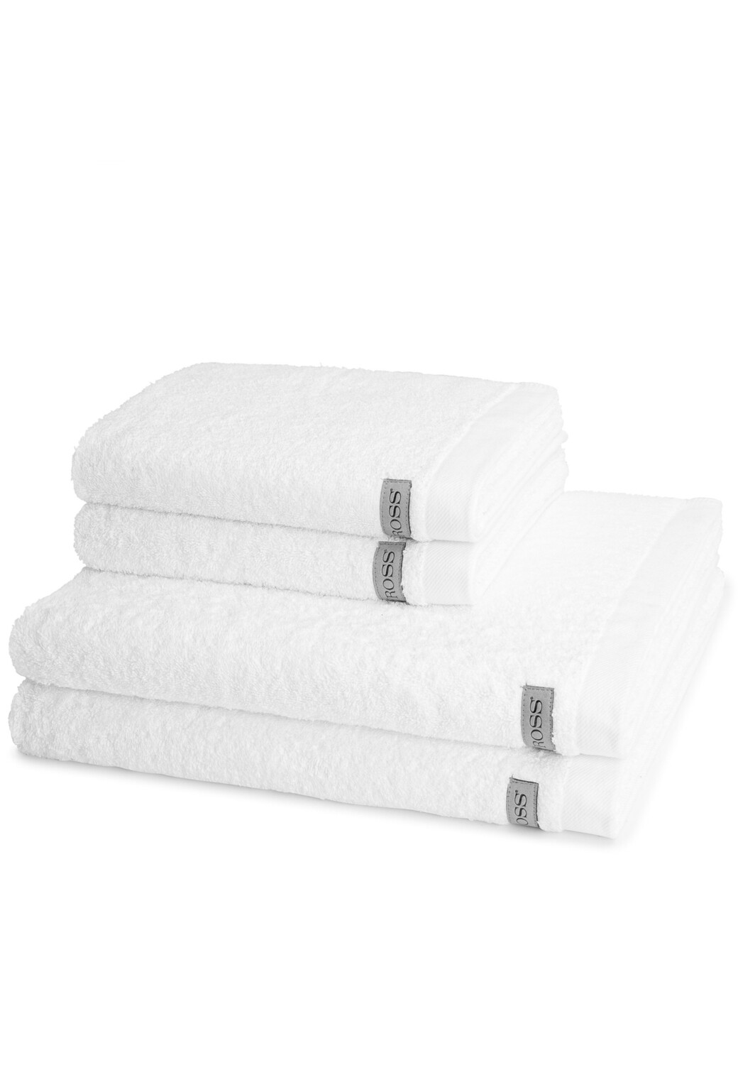 

Полотенце для ванной Ross 2 X 2 X Duschtuch im Set Sinfonie, белый