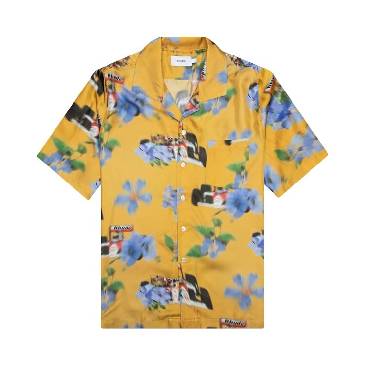 

Рубашка Rhude Loix Silk 'Yellow/Multicolor', желтый