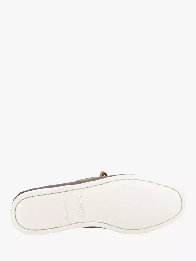 Оригинальные лодочные туфли Gold Cup с двумя люверсами и широкой посадкой Sperry, Red Brown — фото 4