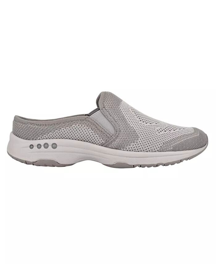 Женские повседневные плоские сабо Takeknit Slip-on Easy Spirit, серый — фото 2