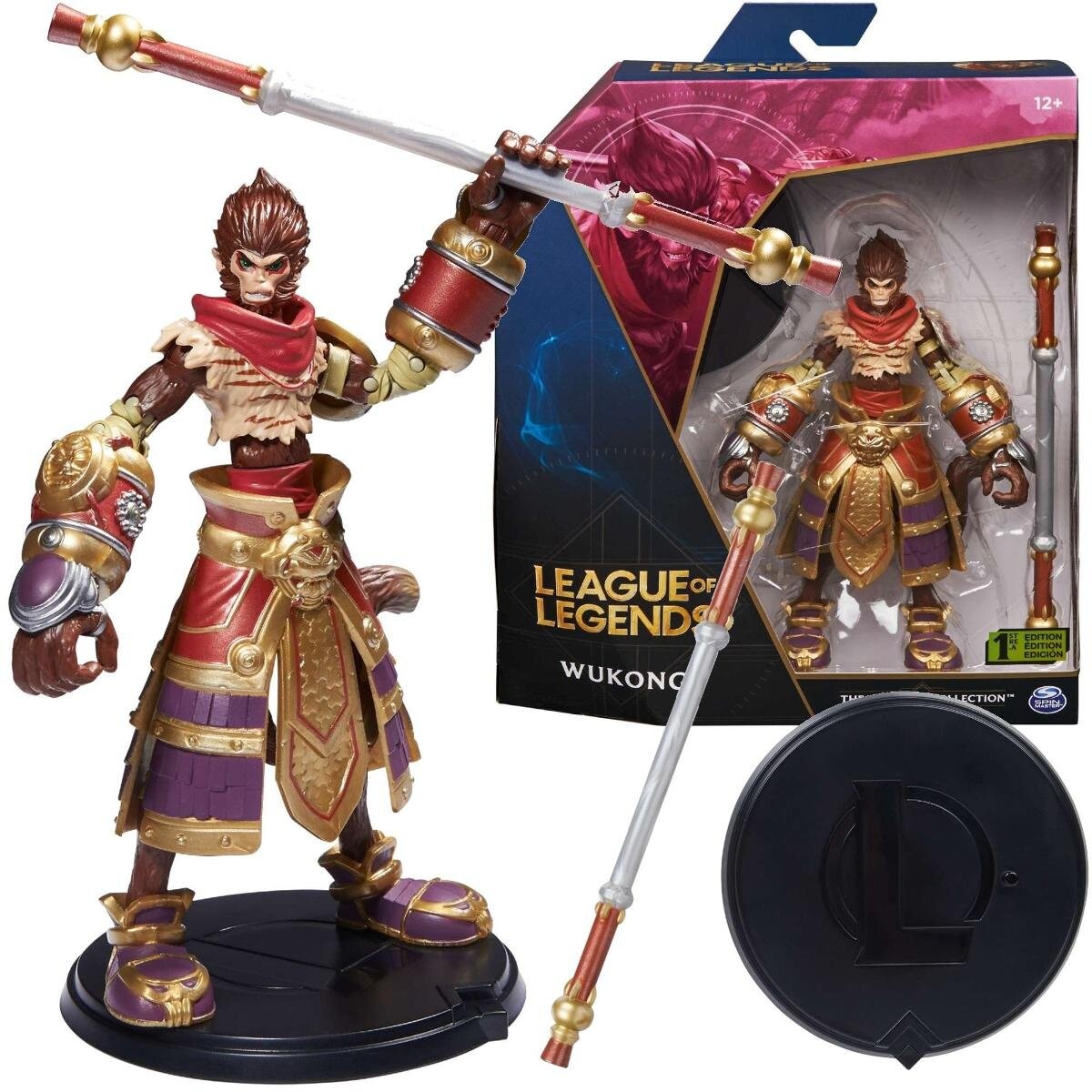 

Коллекционная фигурка League of Legends LOL Wukong + аксессуары Psi Patrol