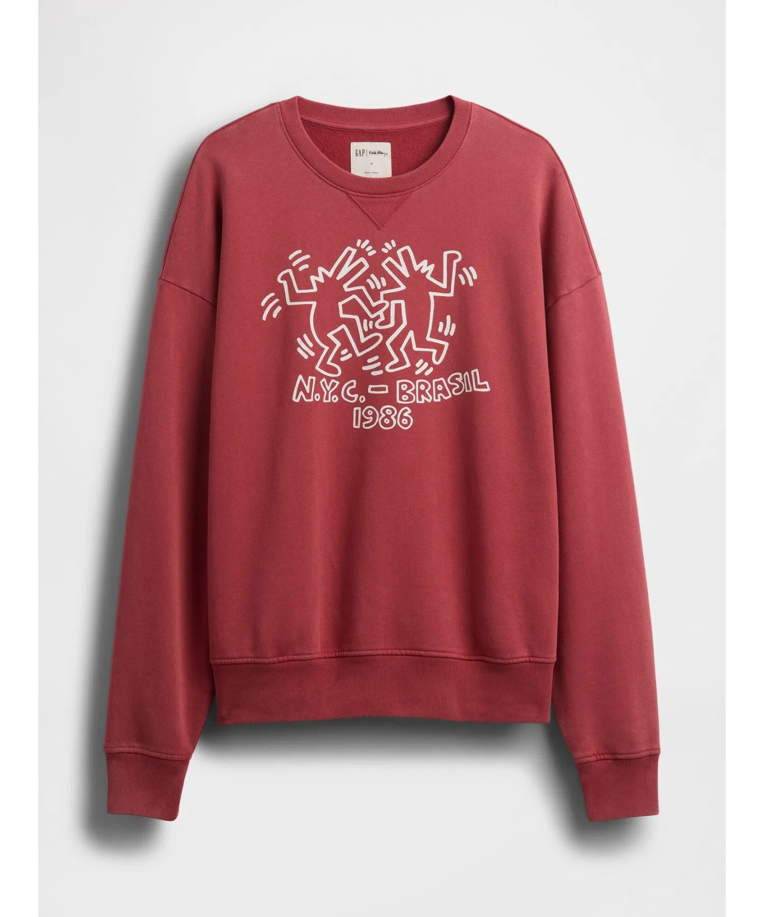 Толстовка с логотипом Keith Haring Heavyweight — фото 4