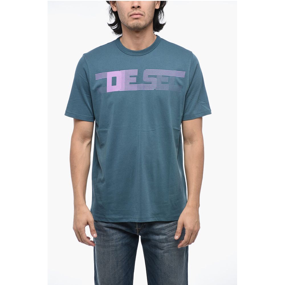 

Футболка с логотипом T-JUST-E19 Diesel, Light Blue