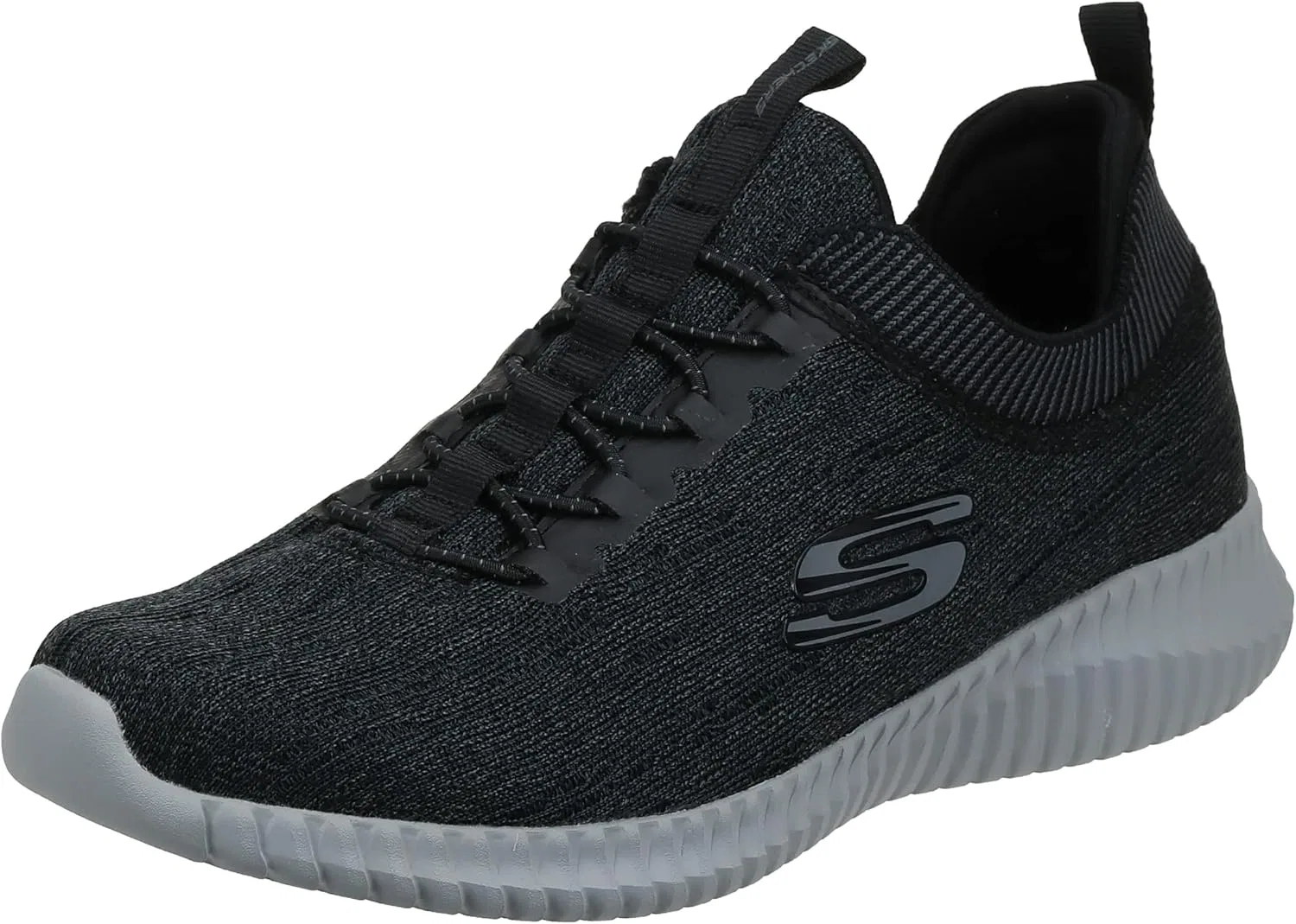 Мужские слипоны SKECHERS Dynamight 2.0-Eye to Eye-52642, черные, размер 39.5 EU