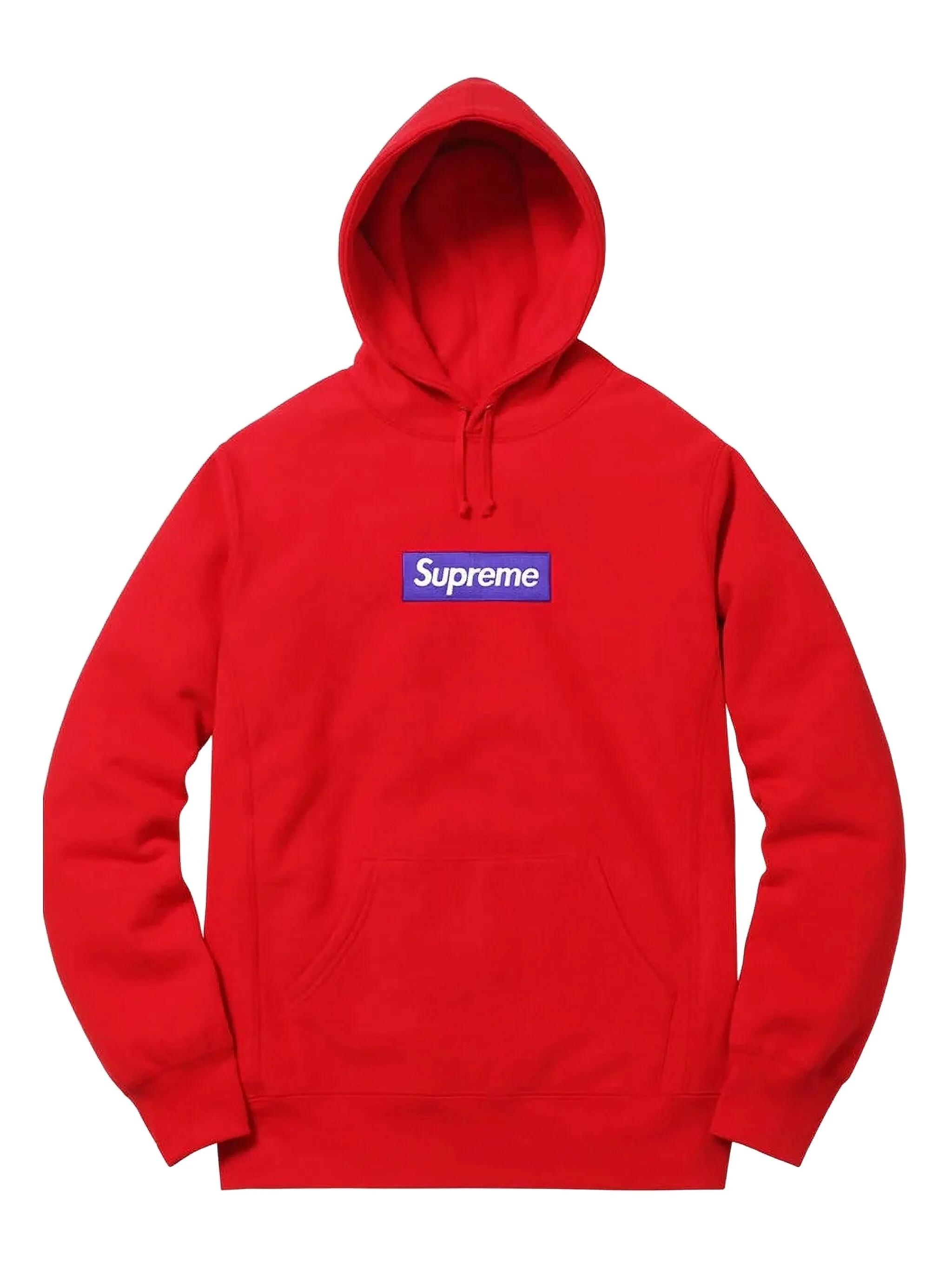 

Толстовка с капюшоном и логотипом из коллаборации с James Jebbia Supreme, красный