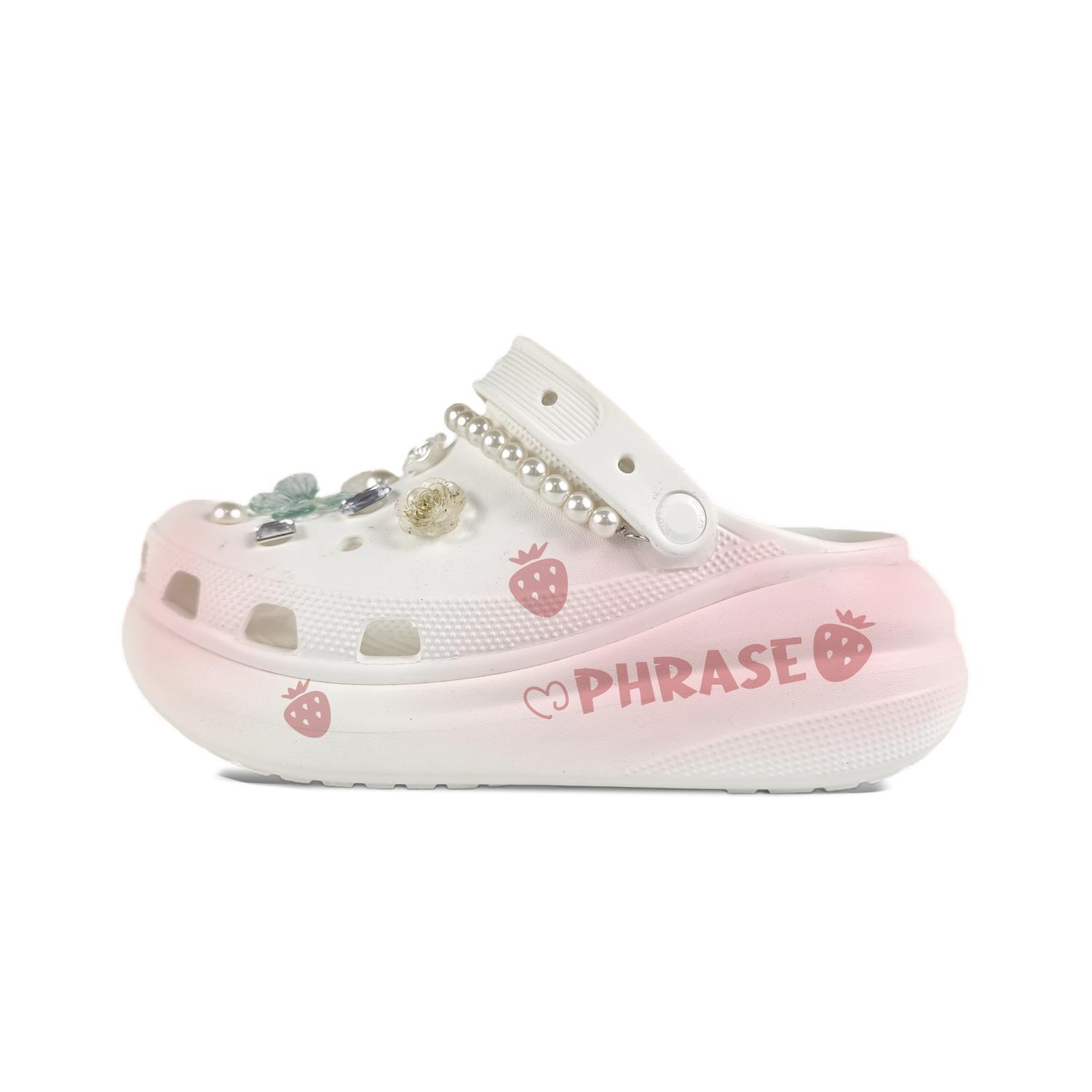 Crocs Сабо Crush Clog унисекс белые