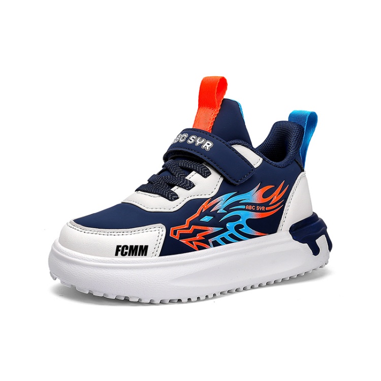 

Противоскользящие и дышащие повседневные кроссовки средней высоты для детей FCMM, синий