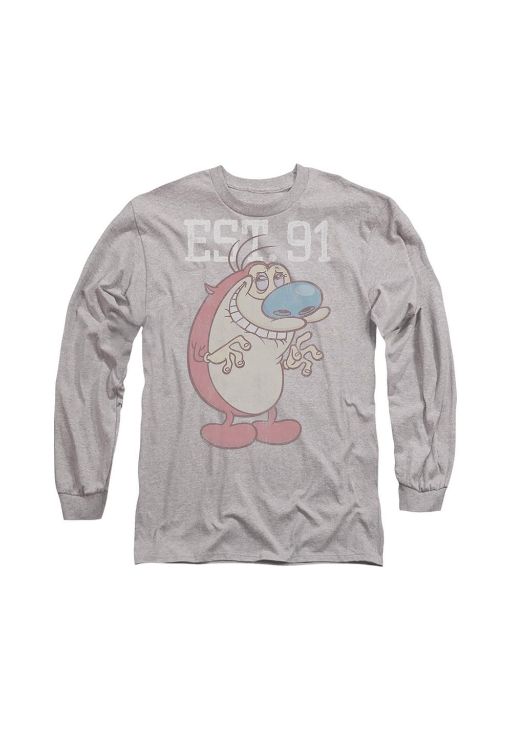

Топ с длинными рукавами REN AND STIMPY STIMPY EST Cotton Soul, серый