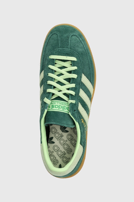 Замшевые кроссовки Handball Spezial Adidas Originals, зеленый — фото 4
