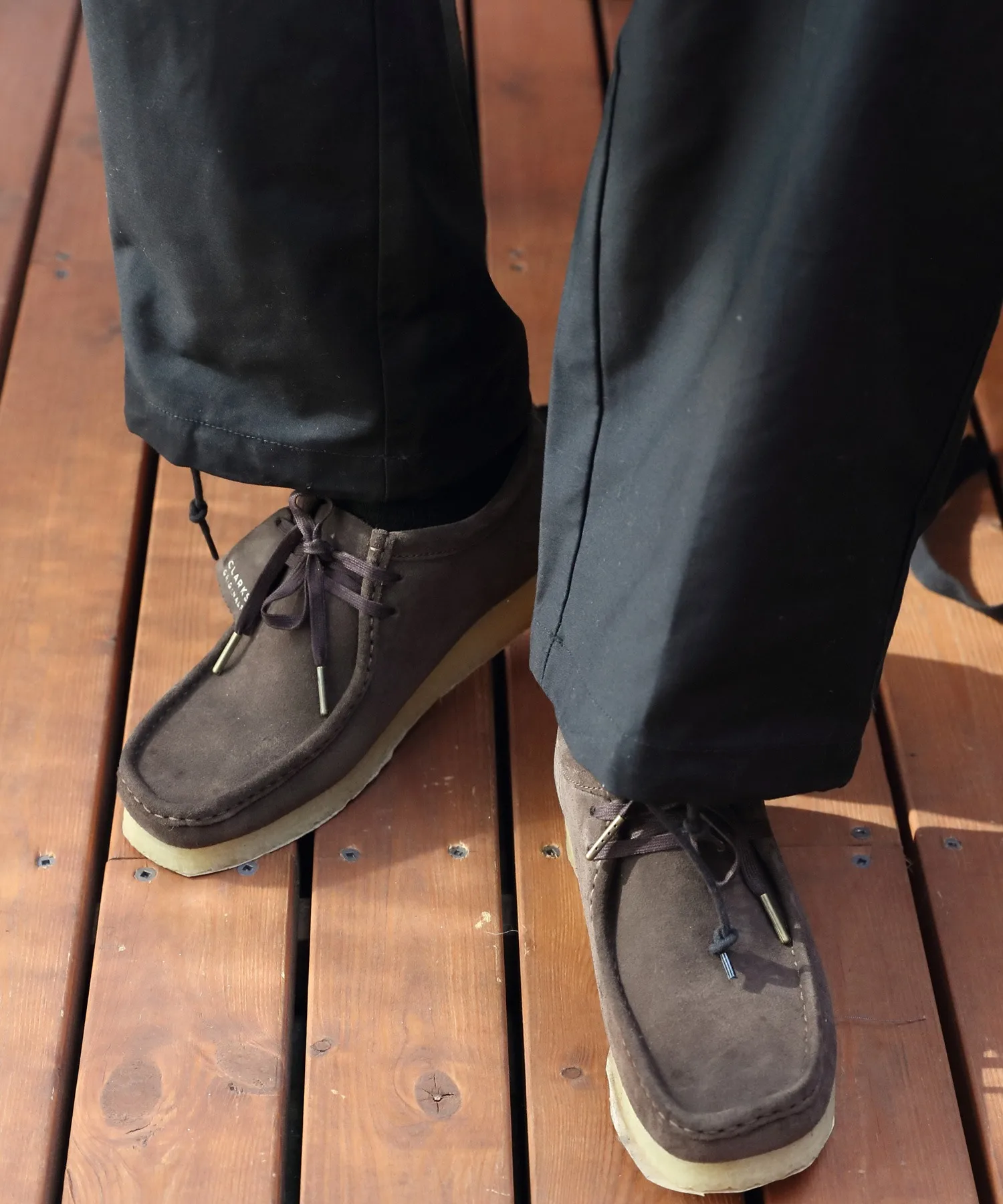 Мужские и женские лоферы Clarks Originals Wallabee — фото 4