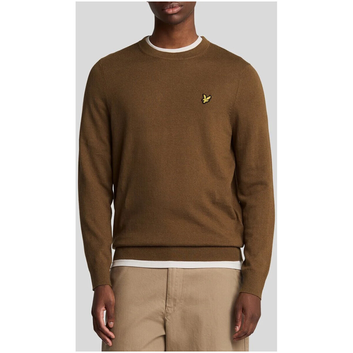 

Джемпер Lyle & Scott с круглым вырезом, зеленый