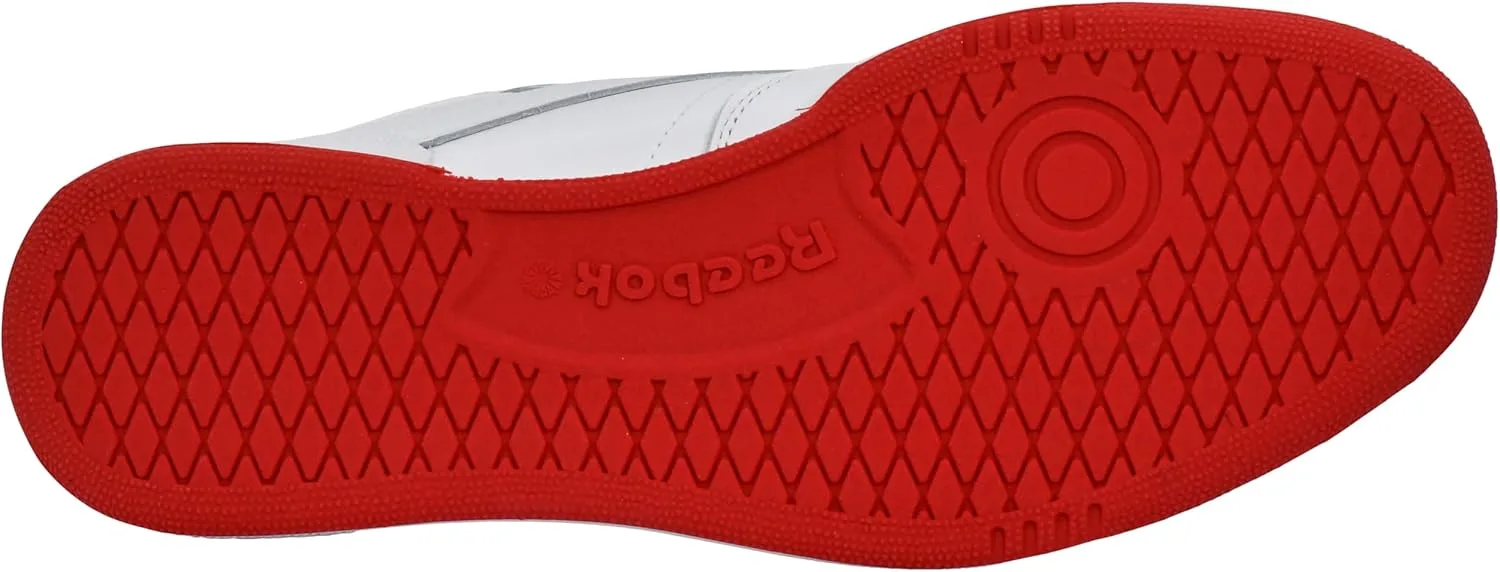 Мужские теннисные кроссовки Reebok Club C 85, белый/красный — фото 4
