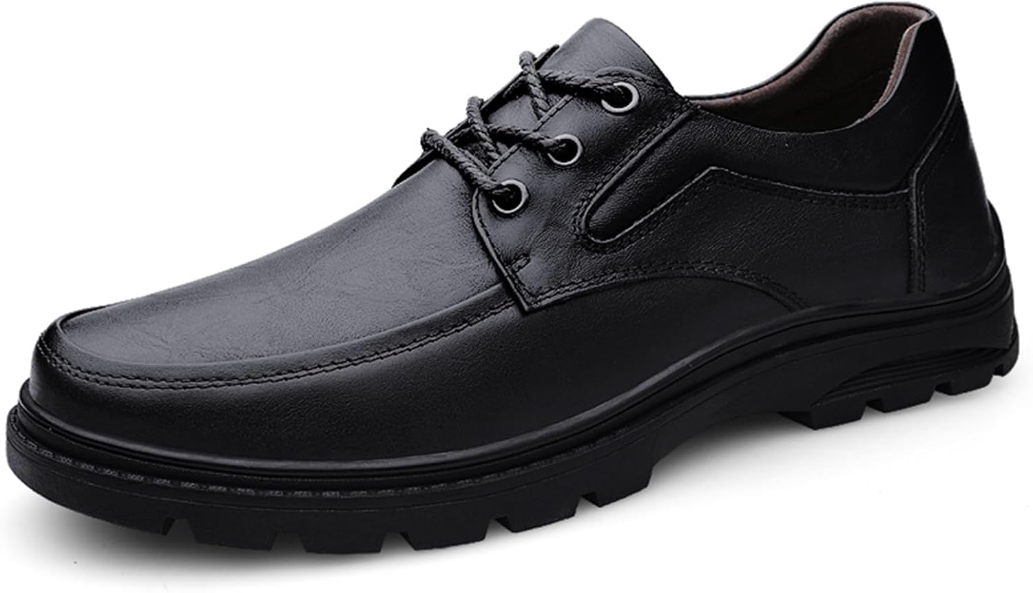 

Мужские оксфорды из натуральной кожи с массивной подошвой Houdbdol, черный