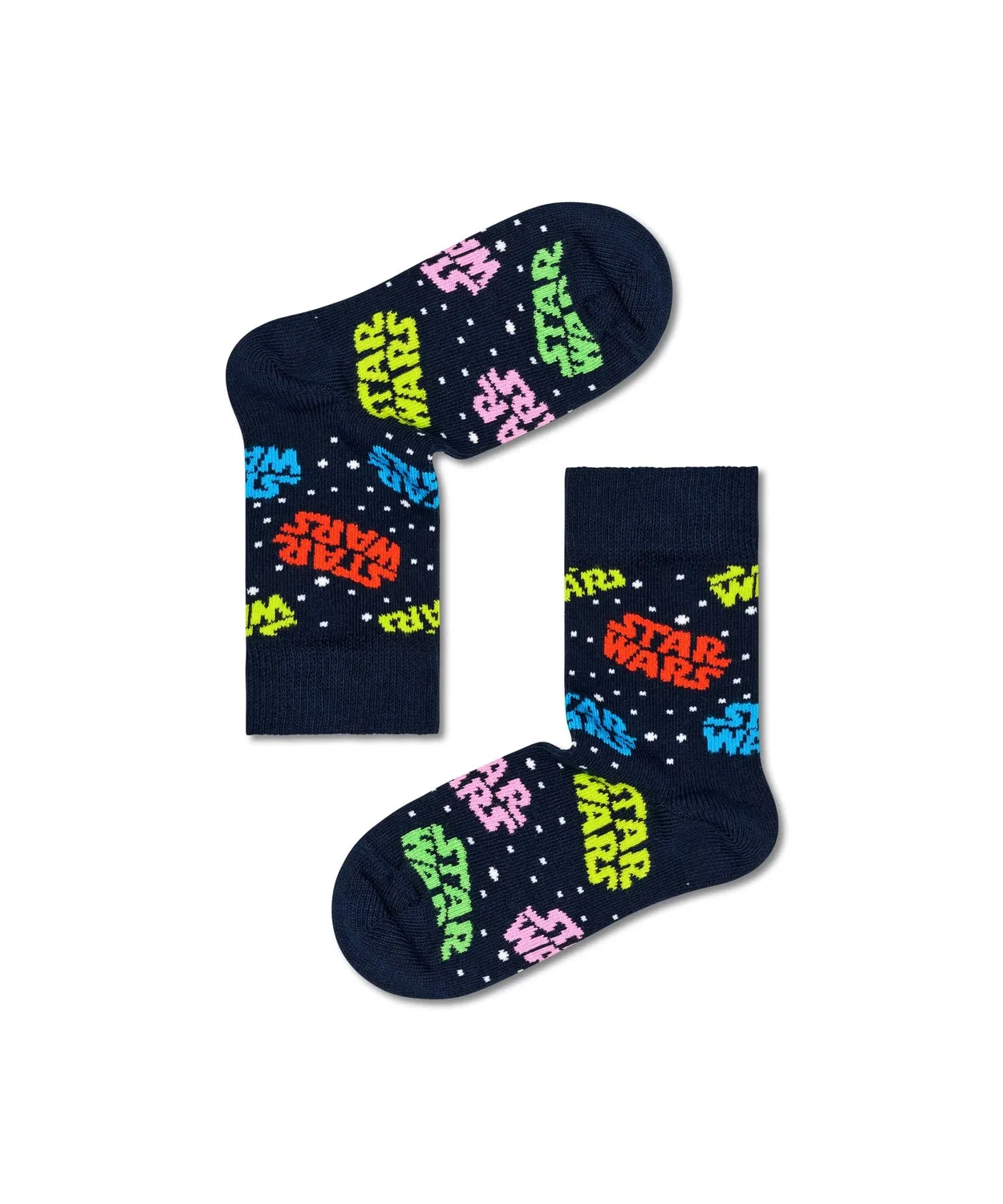 Носки детские Happy Socks × Star Wars, коллекционный дизайн, цвет тёмно-синий