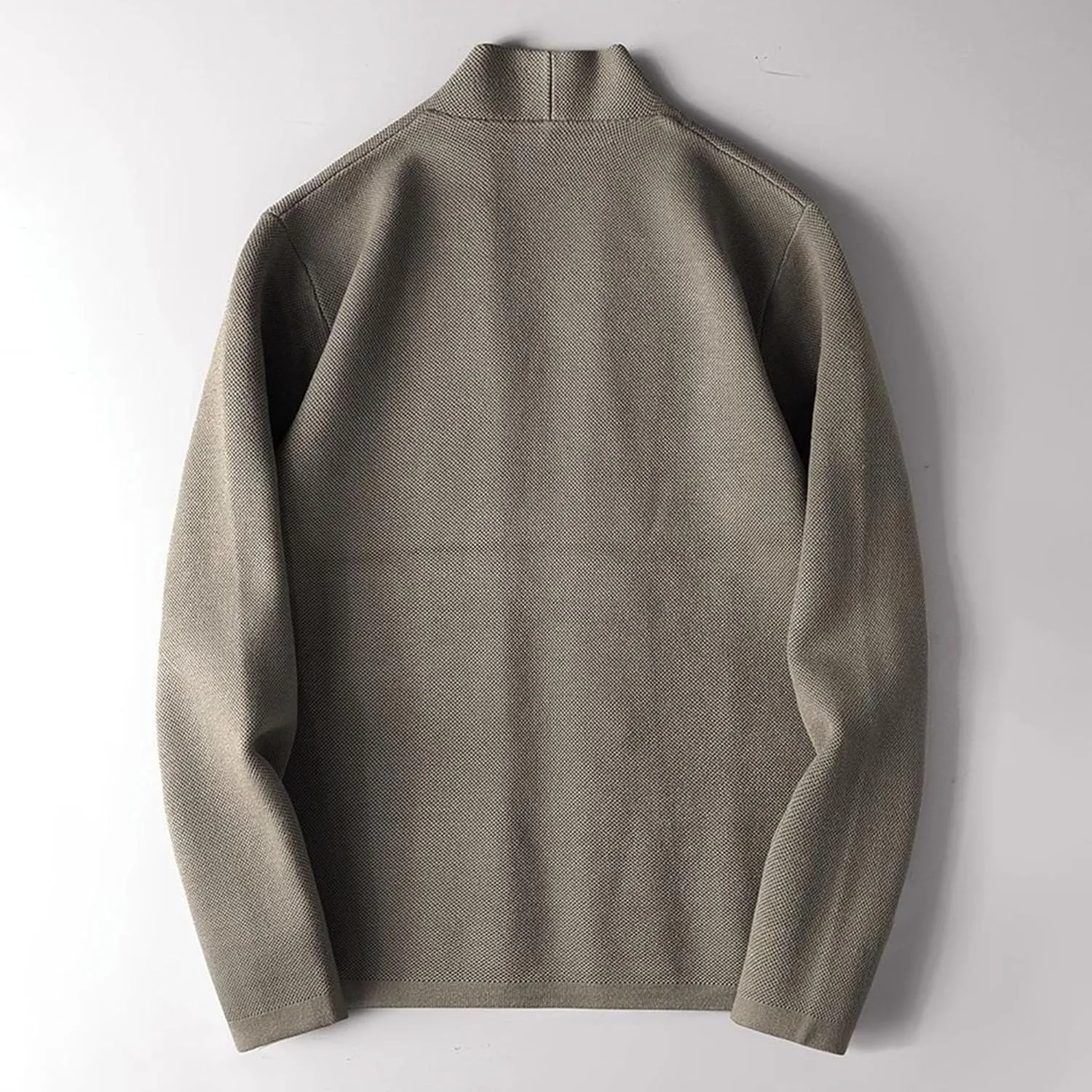 Мужской кардиган для офиса Slim Fit V-образный вырез — фото 2