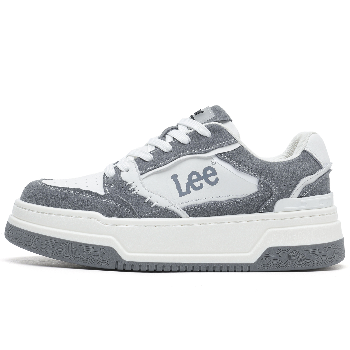 

Износостойкие дышащие низкие кроссовки для скейтбординга, увеличивающие рост, для мужчин Lee, Stone Gray